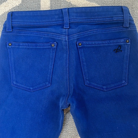 DL1961 Emma Leggings Jeggings Curaçao Royal Blue, Size 25 - Picture 8 of 8
